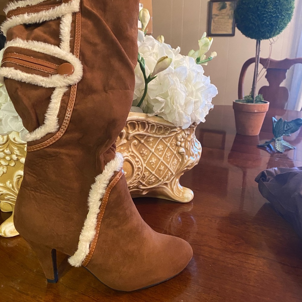 Segolene Paris leather boots